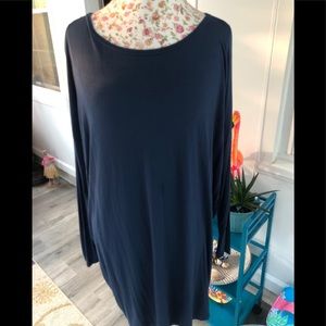 Navy Small Piko dress